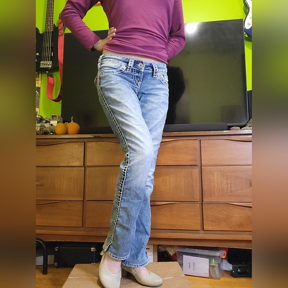 Silver Jeans McKenzie slim-bootcut low rise sz24/32 fits like 25